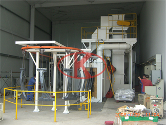 Automobile Stamping Hot Rolled A column B column shot peening equipment