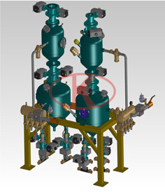 Shot generator (double-silo successive shot blaster)